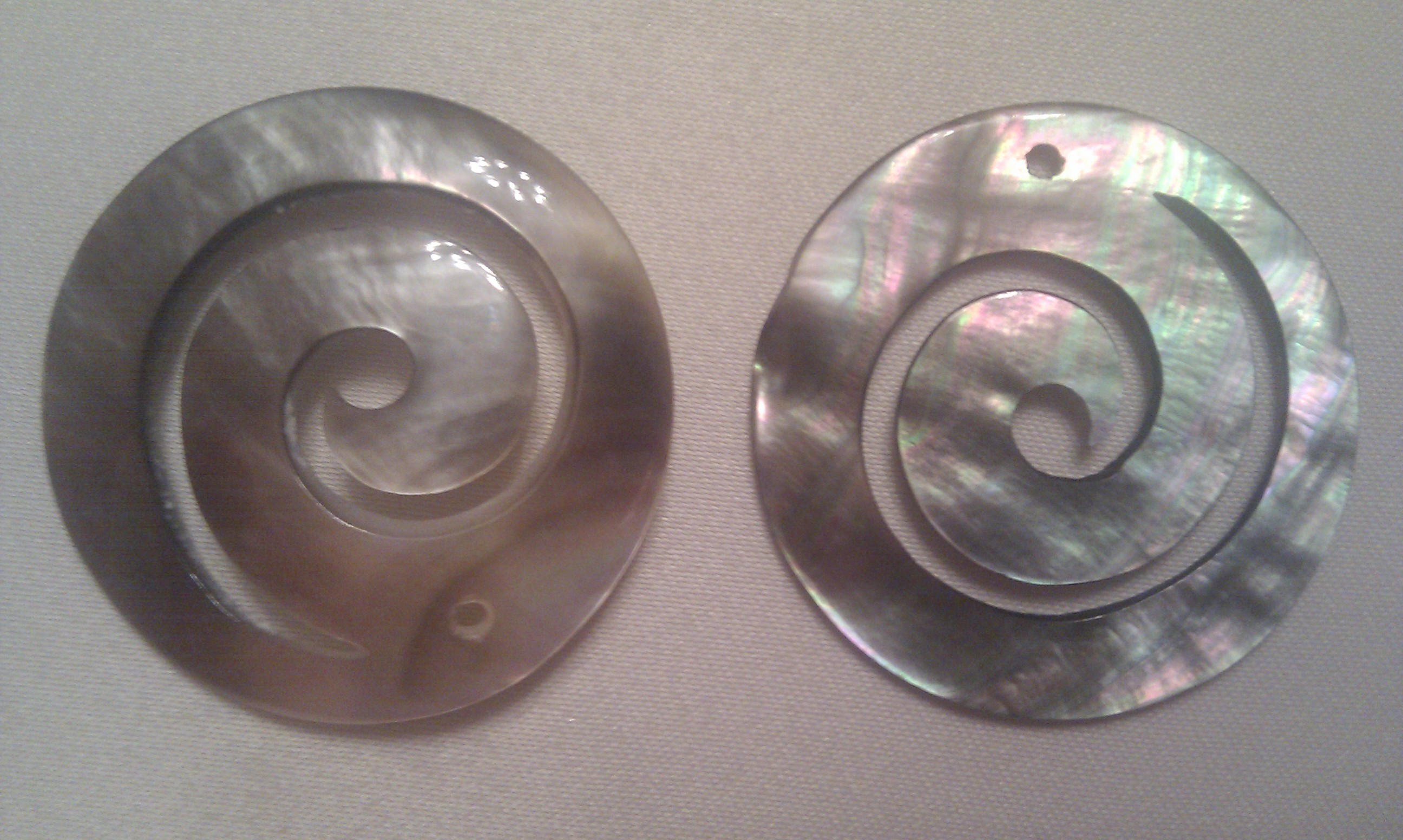 spirals made of nacre
